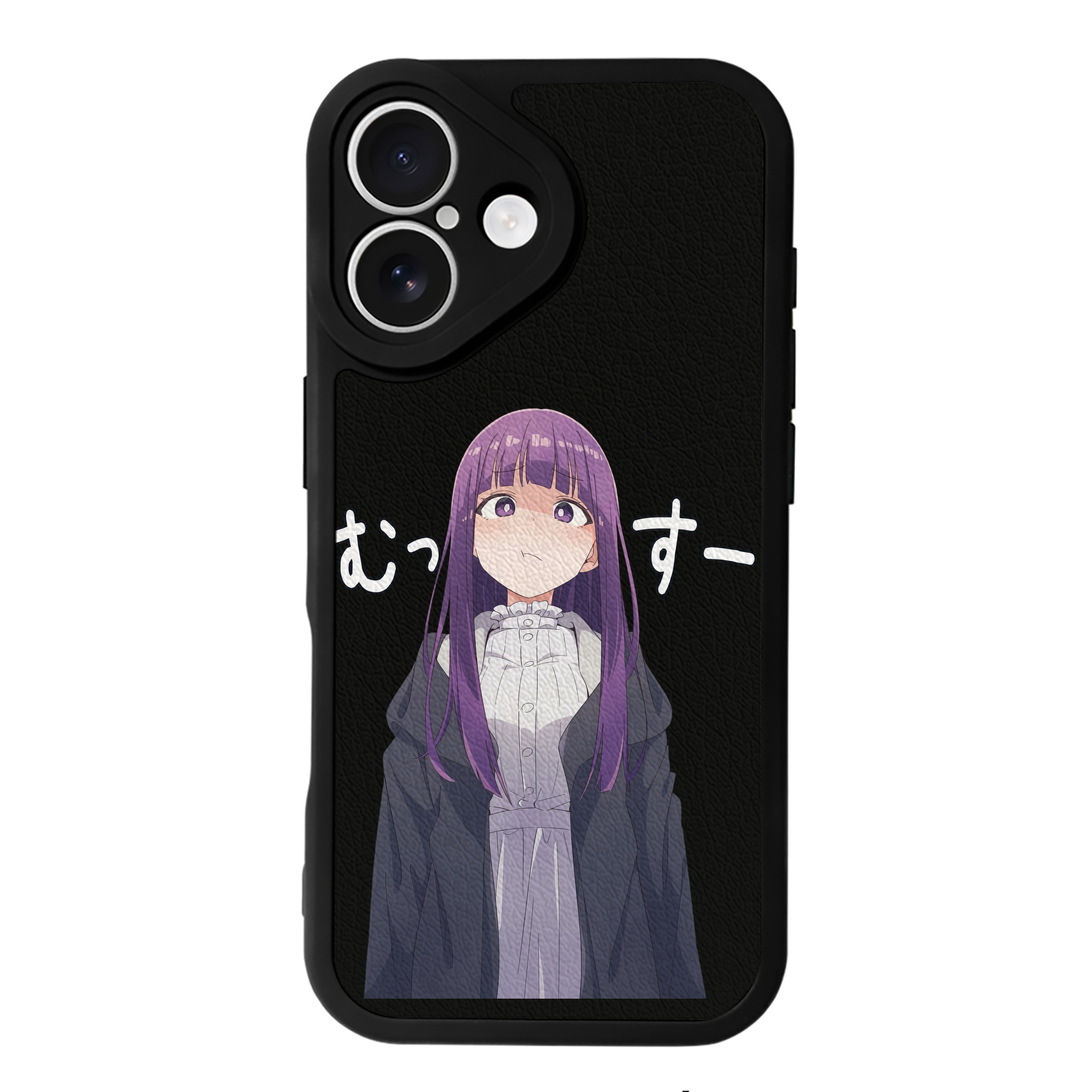 （画像用） 葬送のフリーレン Frieren 【iPhone 16シリーズ対応】シリコンスマホケース（レザー調） 材質：シリコン